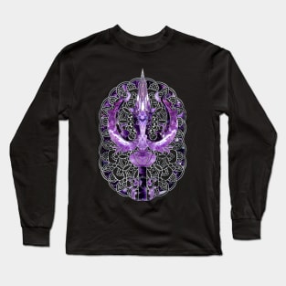 Trisula  -Trident of Shiva Long Sleeve T-Shirt